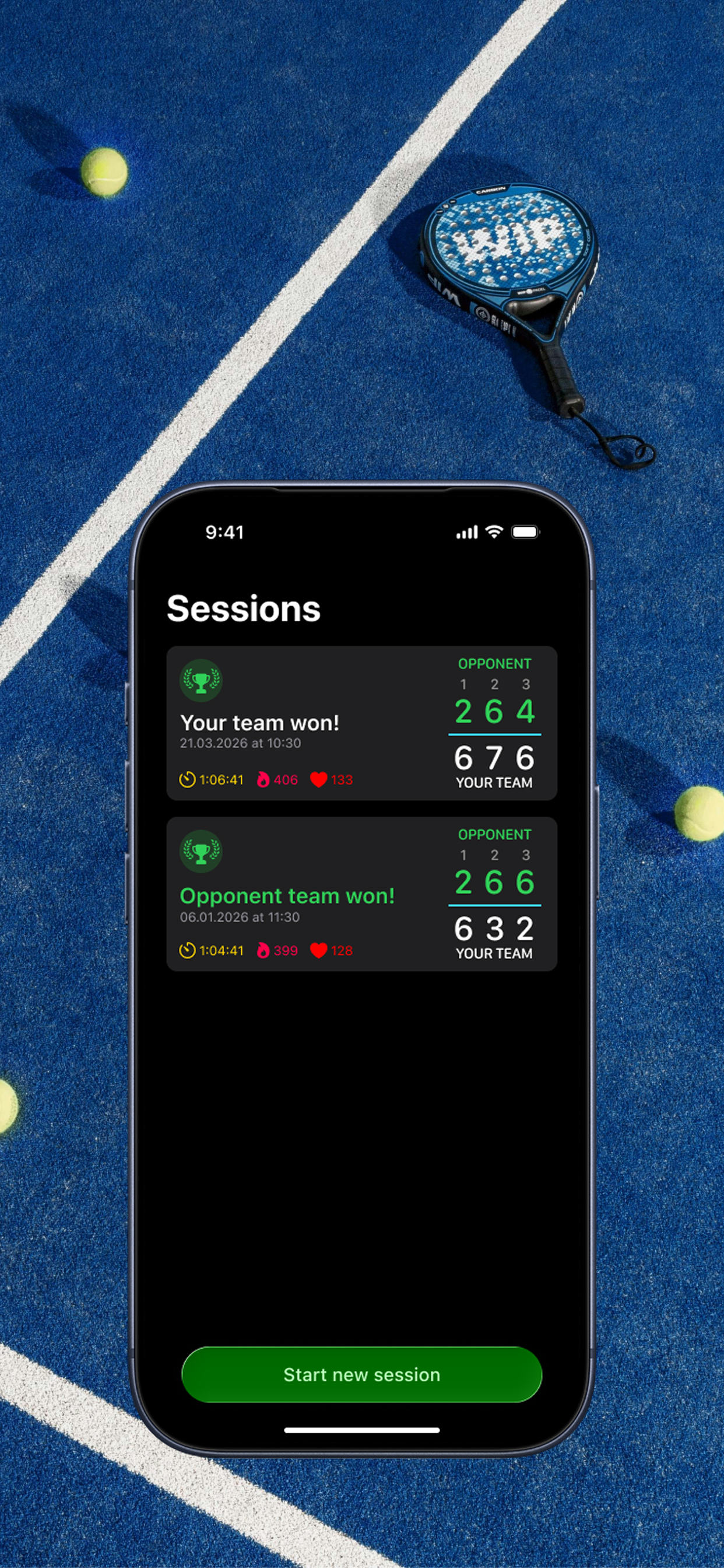 Session history